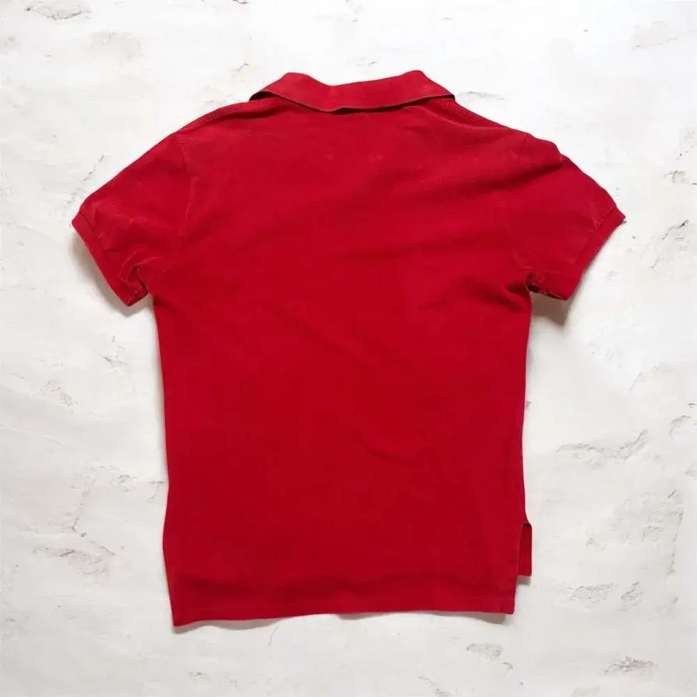 Polo Ralph Lauren Big Pony Custom Fit Polo Shirt with Number 3 Patch